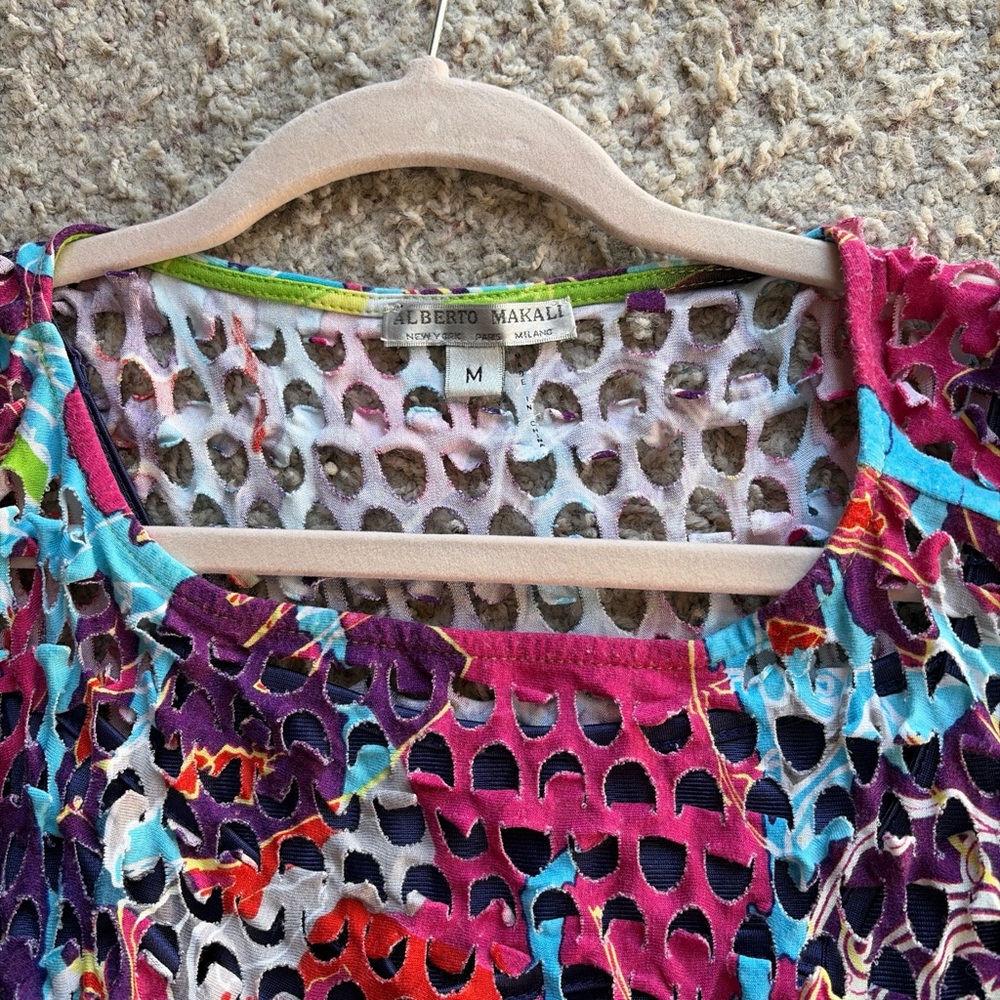 Alberto Makali Colorful Patterned Blouse